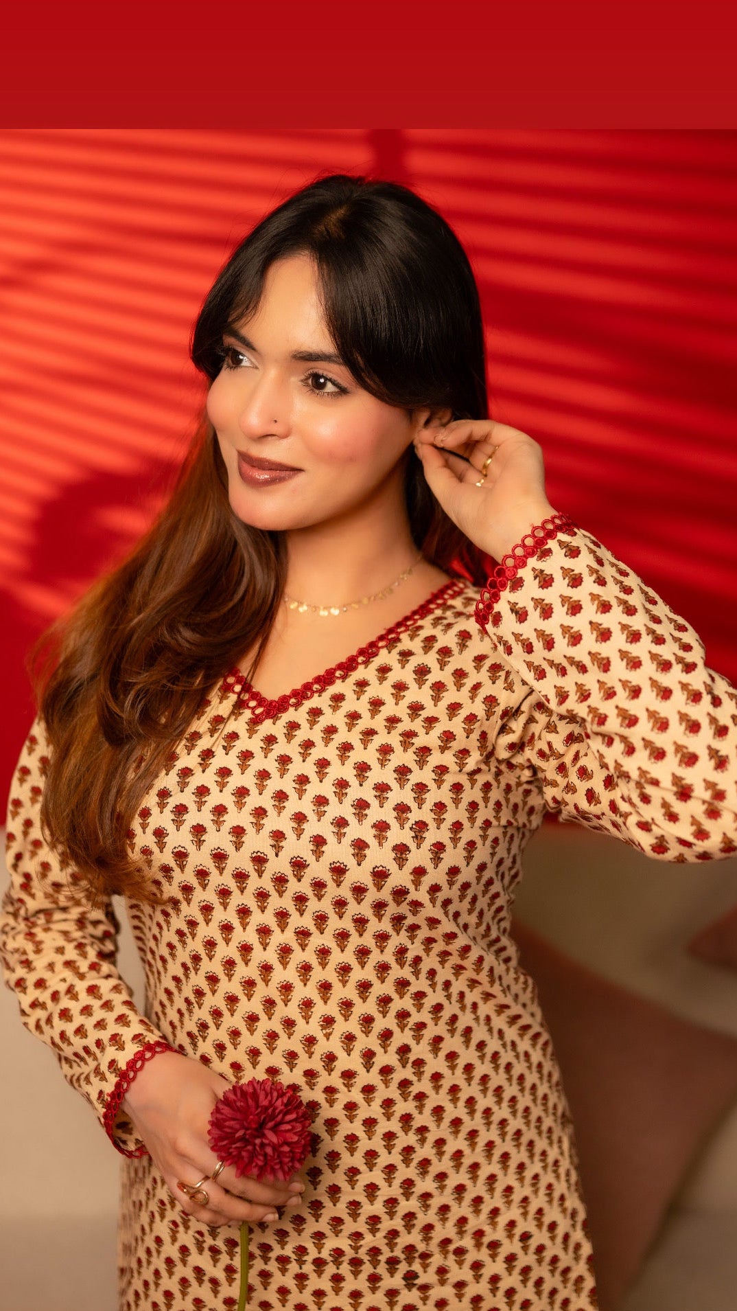 Ruhaniyat| Block Print Pure Cotton 2pc Set