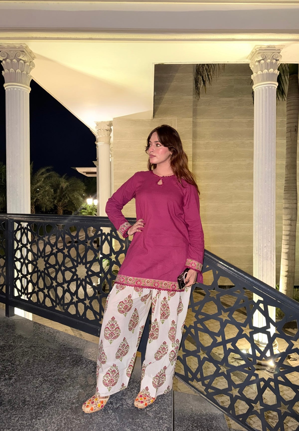 Raani- 2 Piece Farshi Set| 100% Cotton