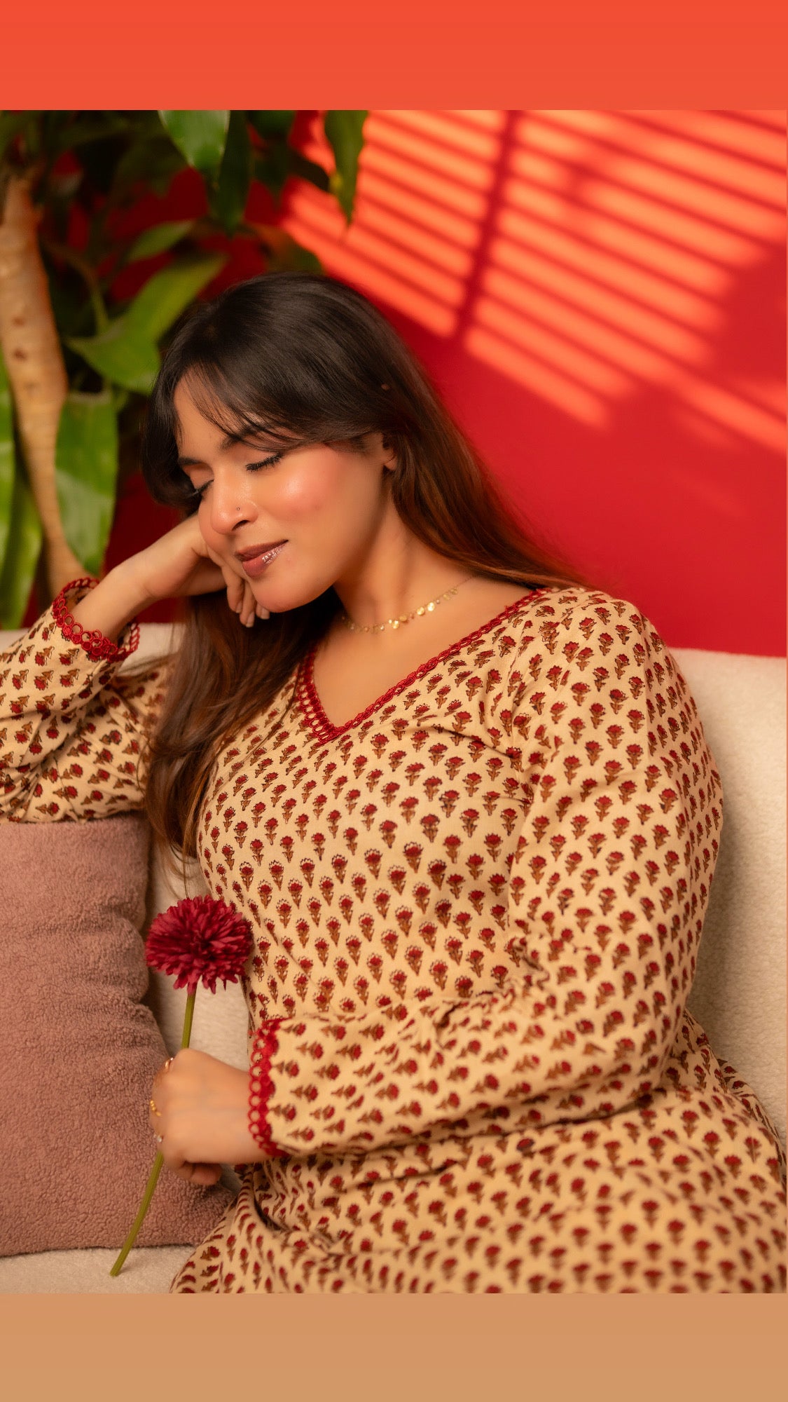 Ruhaniyat| Block Print Pure Cotton 2pc Set