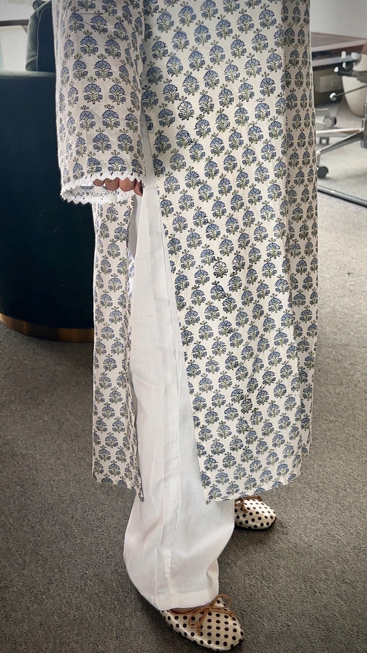 Noor-e-Seher🦋 long kurti & linen pant