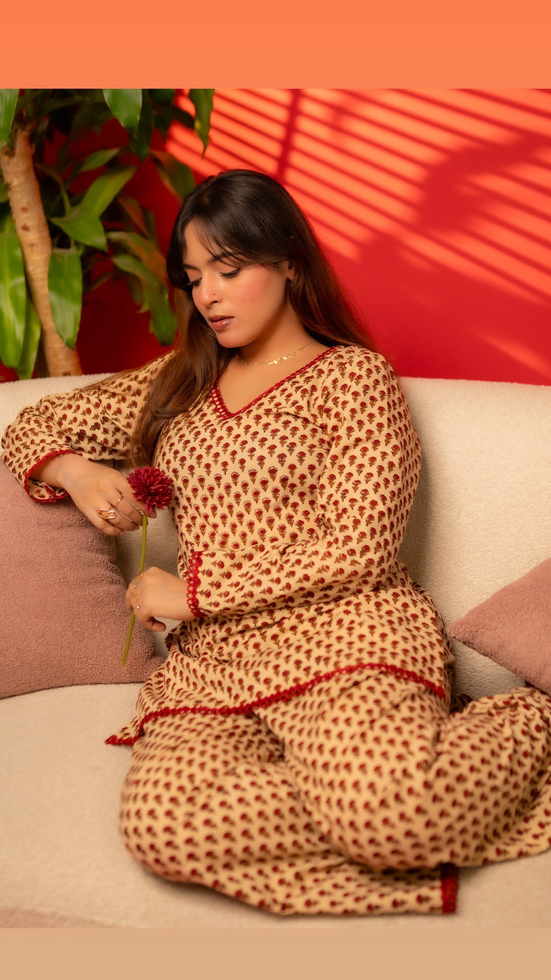Ruhaniyat| Block Print Pure Cotton 2pc Set