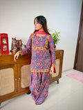 Jhilmil -Farshi 2pc Set / pure block print cotton