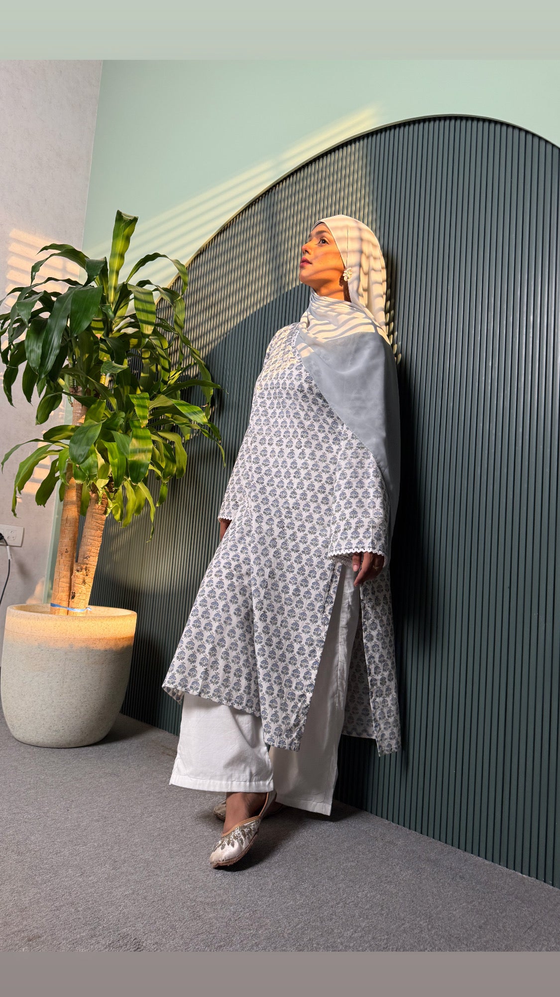 Noor-e-Seher🦋 long kurti & linen pant