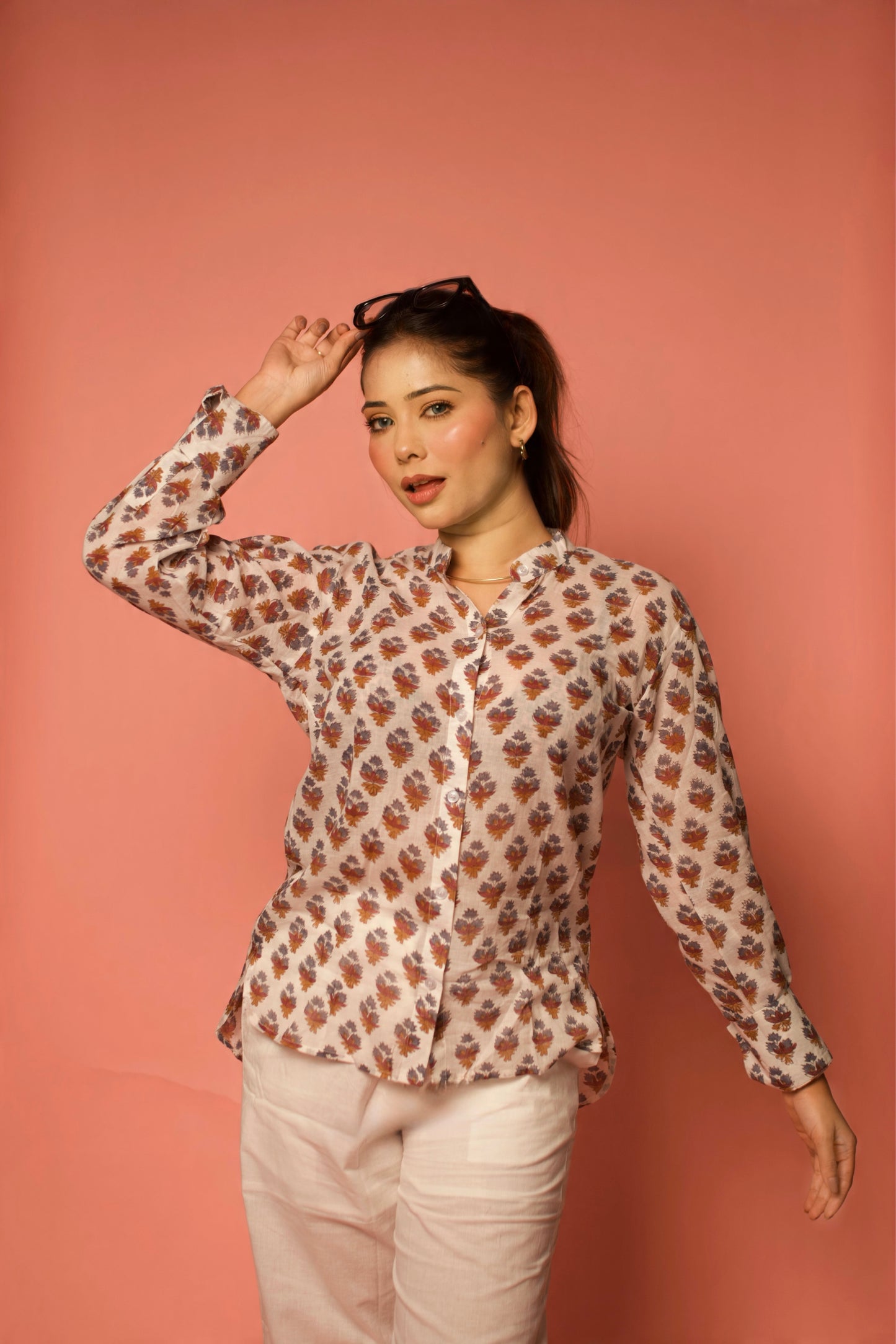 Mul Mul Layla : Shirt & Linen Pant Set