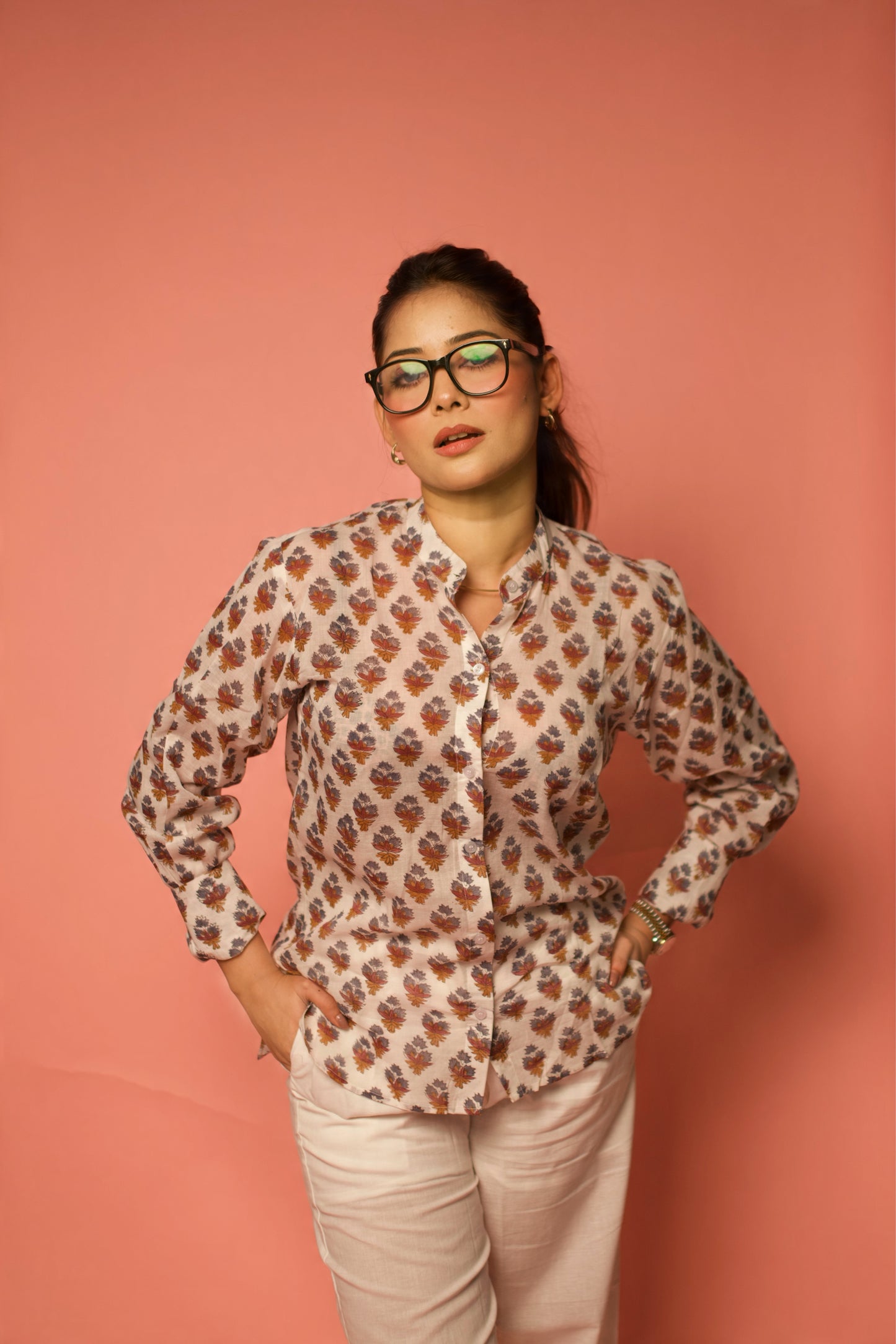 Mul Mul Layla : Shirt & Linen Pant Set